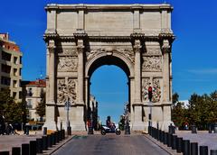 South Side of the Aix Gate in Marseille