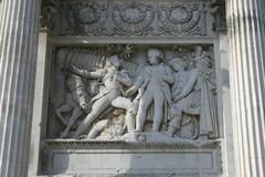 Arc de Triomphe de Marseille with Ramey's bas-relief depicting the Battle of Austerlitz