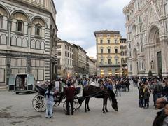 Piazza del Duomo with a horse-drawn carriage