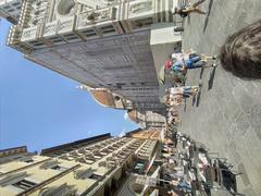 Florence Cathedral Santa Maria del Fiore exterior at sunset