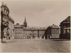 Hradčanské náměstí with Prague Castle in the background