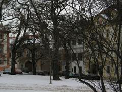 Little park near Prague Castle