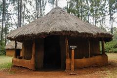 Husband's hut in Lukya village