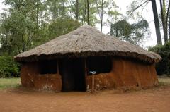 First wife's hut in Luo village, Bomas of Kenya