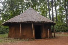 3rd wife's hut in Luo village at Bomas of Kenya