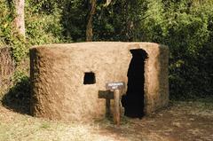 Husband's hut in Masai village at Bomas of Kenya