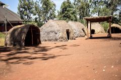 Mijikenda homestead in Africa