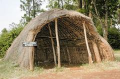 Guest house kitchen in Mijikenda village at Bomas of Kenya