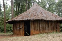 Husband's hut in Kikuyu village