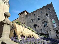 Temps de Flors 2022 stairs of Girona Cathedral Pia Almoina