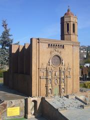 Scale model of the Cathedral of Girona at Catalunya en Miniatura