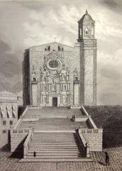 Catedral de Gerona illustration from 1852