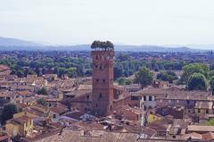 Monument in Lucca, Italy