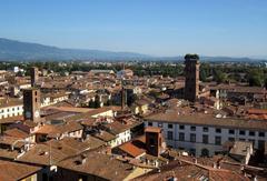 Panorama of Lucca from the Torre dell'Orologio