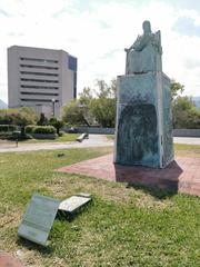 Sculpture of Fray Servando Teresa de Mier in Macroplaza, Monterrey