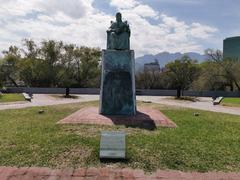 Sculpture of Fray Servando Teresa de Mier in Macroplaza