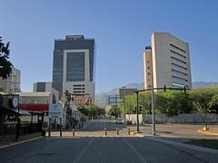 Dr José Ma. Coss Avenue corner with Allende street in Monterrey Centro