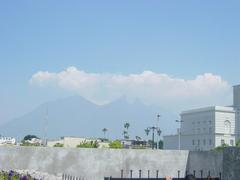 Cerro de la Silla view from Macroplaza in Monterrey