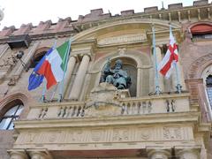 Palazzo d'Accursio in Bologna, Italy