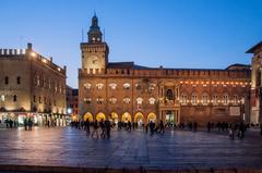 Palazzo d'Accursio in Bologna, Italy