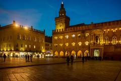 Palazzo d'Accursio in Bologna, Italy