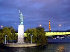 Statue of Liberty replica in Île aux Cygnes, Paris