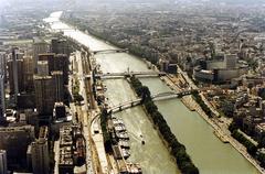 View South from Eiffel Tower, Paris, 1987