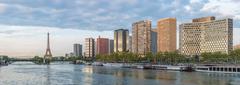 Panorama of the Front de Seine district, 15th Arrondissement, Paris