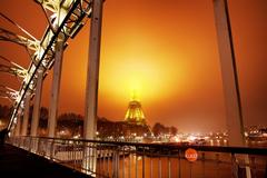 Eiffel Tower as seen from the Passerelle Debilly, Paris