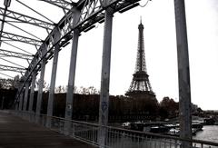 Eiffel Tower from the Passerelle Debilly in Paris