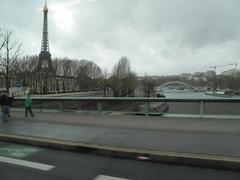 Eiffel Tower view from Pont de l'Alma