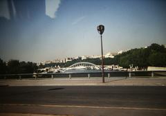 Seine River in Paris with buildings and bridges visible, taken in 1993