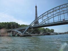 Passerelle Debilly and Eiffel Tower in Paris