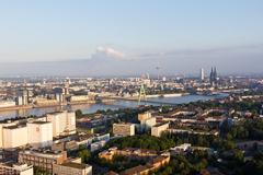 Hot air balloon ride over Cologne