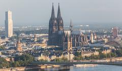 hot air balloon trip over Cologne