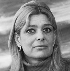 Melina Mercouri at a press conference in Amsterdam, May 14, 1968