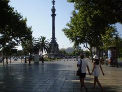 end of Las Ramblas in Barcelona