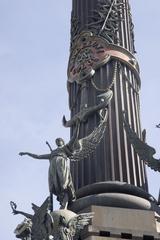 Monument a Colom in Plaça Portal de la Pau, Barcelona