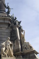 Monument a Colom in Plaça Portal de la Pau, Barcelona