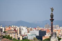 Monument of Christopher Columbus in Barcelona