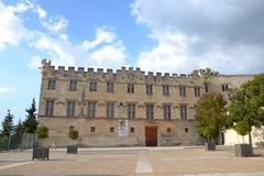 Front view of Petit Palais in Avignon