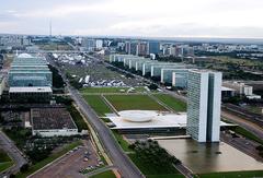 Aerial view of Brasília, the federal capital of Brazil