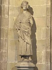 Saint Louis statue in Saint Vincent Church Carcassonne