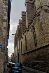 Carcassonne Rue du 4 Septembre view east along Église Saint-Vincent