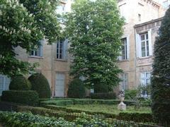 Courtyard of the Heidelberg Hotel in Montpellier