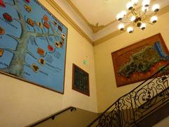 interior view with staircase at Museum of Natural History in Perpignan