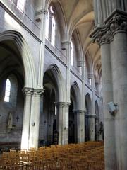 interior of Notre Dame church at Cluny Abbey