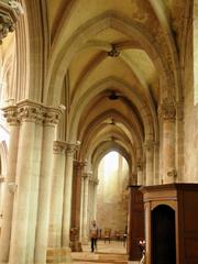 Side aisle of Eglise Notre-Dame in Cluny