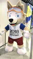 2018 FIFA World Cup Mascot, Zabivaka at FIFA World Football Museum, Zurich