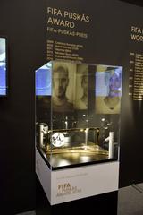 Ballon D’OR Awards exhibit at the FIFA Museum in Zurich